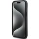 5. Etui DKNY Leather Mono Stripe & Metal Logo na iPhone 15 Plus / 14 Plus - czarne