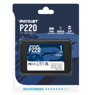 3. SSD PATRIOT P220 1TB SATA 2,5"