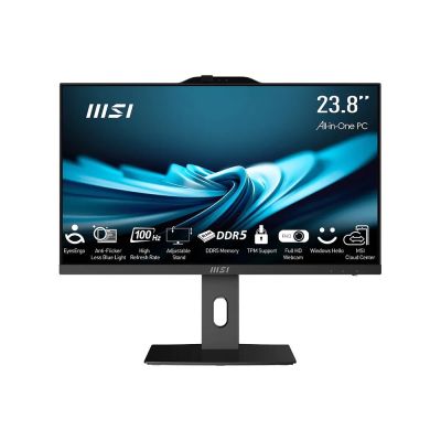 16. MSI AIO PRO AP242P 14M-892XEU i5-14400 23,8" IPS LED FHD Non-Touch Anti-Glare 16GB SSD500GB M.2 AX211 WiFi 6E NoOS Black