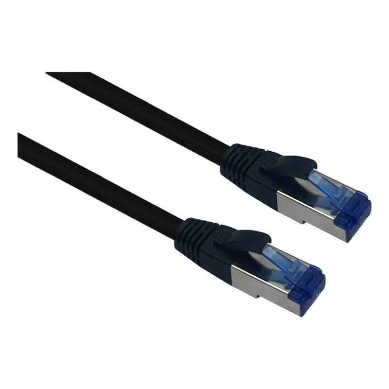Helos 205590 kabel sieciowy Czarny 50 m Cat6a S/FTP (S-STP)