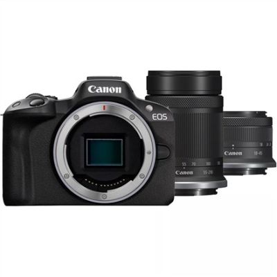 20. Aparat Canon EOS R50 + 18-45mm + 55-210mm