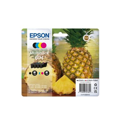 6. Tusze Epson 604 10,6ml CMYK (do WorkForce WF2910/2930/2935/2950)