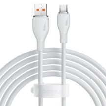 Kabel Baseus Pudding 100W USB-A - USB-C 1,2m - biały