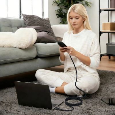7. Kabel Tech-Protect Ultraboost UB11T USB-C / USB-C PD 240W / QC3.0 200 cm - czarny