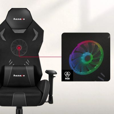 8. Fotel gamingowy Huzaro Combat 7.6 RGB Black
