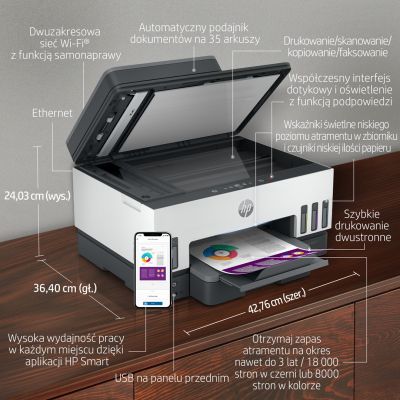 22. Urządzenie wielofunkcyjne HP Smart Tank 790 4WF66A