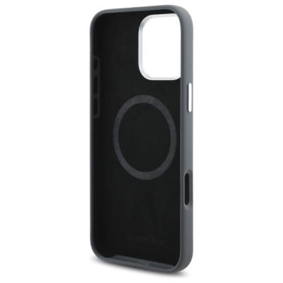 7. Etui Mercedes Silicone Vertical Tonal Stripes MagSafe na iPhone 16 Pro Max - szare