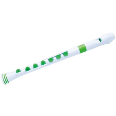 2. NUVO Recorder + biało-zielony - Flet prosty sopranowy