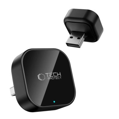 3. Adapter Tech-Protect Ultraboost CA01 USB Bluetooth 5.4 Apple CarPlay / Android Auto - czarny
