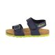 Sandały BIO dziecięce dla chłopca/dziewczynki Trollkids Kids Bergen Sandal navy/green (483-100)