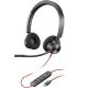 16. Słuchawki Poly Blackwire 3320 Stereo USB-C Headset +USB-C/A Adapter 8X219AA