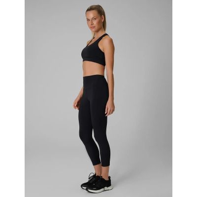 3. Legginsy 7/8 z wysokim stanem i wykończeniem szybkoschnącym damskie 4F 4FWAW26TFTIF489-20S