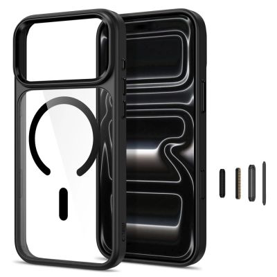 2. Etui Tech-Protect Magmat Magsafe CC na iPhone 17 Pro Max / 18 Pro Max - przezroczysto-czarne