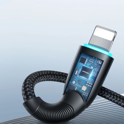 11. Kabel Joyroom Starry Series SA32-CL3 30W USB-C / Lightning 1m - czarny