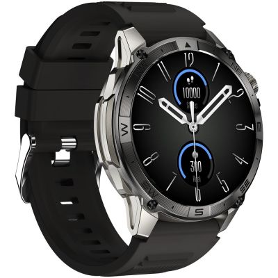 9. Smartwatch Gravity Grafitowy Pasek + Bransoleta GT46-3