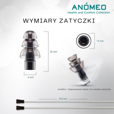 3. ZATYCZKI DO USZU ANOMEO - ETREME NOISE