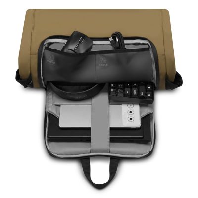 4. Lenovo GX41U39298 torba na laptop 40,6 cm (16") Plecak Czarny, Żółty