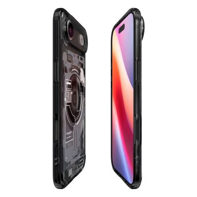 6. Etui Spigen Ultra Hybrid MagSafe na iPhone 17 Air Zero One - czarne