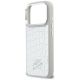 6. Etui Karl Lagerfeld Croco KL Script Logo MagSafe na iPhone 17 Pro Max - srebrne