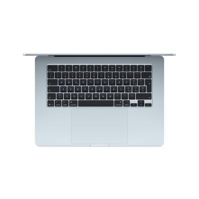 2. Apple 15-inch MacBook Air: Apple M5 chip with 10-core CPU and 10-core GPU, 16GB, 512GB SSD - Sky Blue