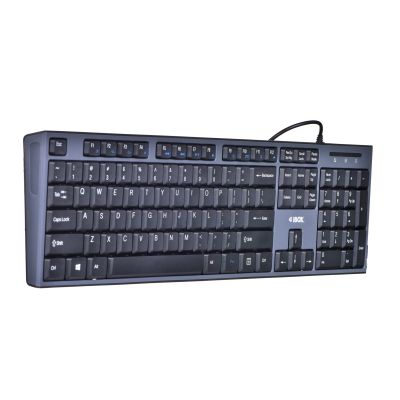 3. Zestaw klawiatura + mysz IBOX IKMS606 (USB 2.0; (US); kolor czarny; optyczna; 800 DPI)