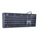 3. Zestaw klawiatura + mysz IBOX IKMS606 (USB 2.0; (US); kolor czarny; optyczna; 800 DPI)