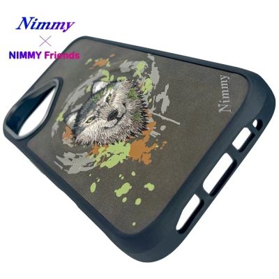 13. Etui Nimmy Wilk MagSafe do iPhone 16 - ciemnoszary