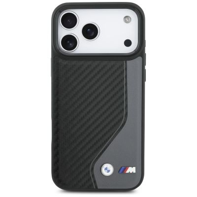 3. Etui BMW M Carbon Logo MagSafe na iPhone 17 Pro Max - grafitowe