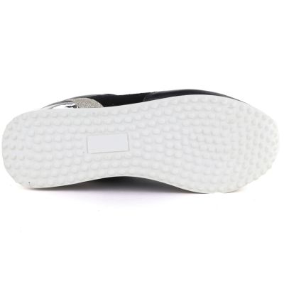 3. Skórzane półbuty damskie sportowe czarne Kobbo 100102