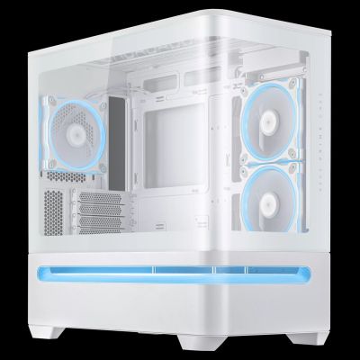 17. Obudowa ASUS PRIME AP202 TG ARGB WHITE