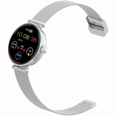 7. Smartwatch Gravity Srebrno Biały 2 Paski GT26-8