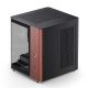 10. Obudowa PC Jonsbo TK-0, Mini-Tower, Mini-ITX, Tempered Glass, Holz - schwarz