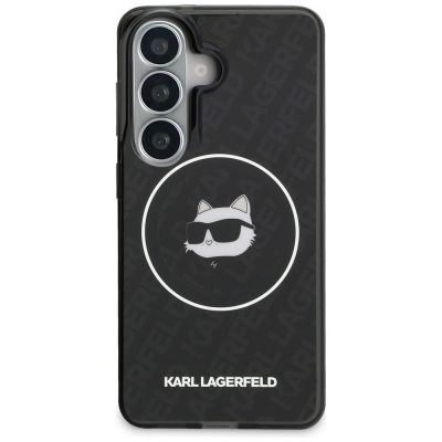 3. Etui Karl Lagerfeld IML Repeated Choupette MagSafe na Samsung Galaxy S26 - czarne