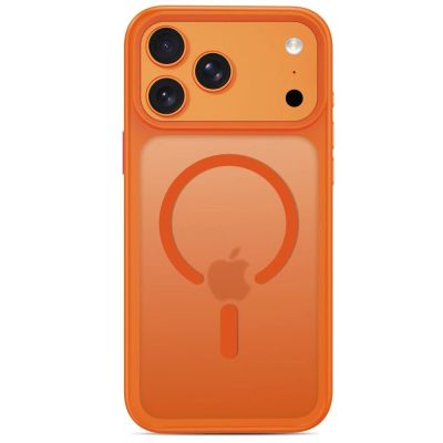 4. Etui Tech-Protect Magmat Magsafe CC na iPhone 18 Pro Max / 17 Pro Max - pomarańczowe matowe