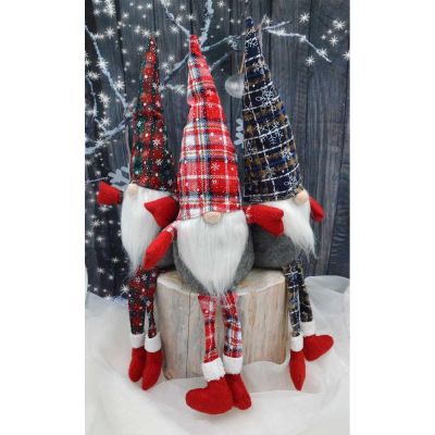 5. SKRZAT DEKORACYJNY 30+20CM KRATA ZIELONA CZERWONA