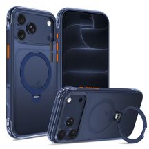 Etui Tech-Protect MagAir Stand MagSafe CC na iPhone 18 Pro Max / 17 Pro Max - granatowy matowy
