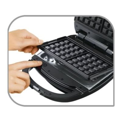 3. Tefal SW342D38 urządzenie do smażenia naleśników 2 naleś. Czarny, Stal nierdzewna