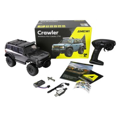2. Model RC Crawler Mini-Cabalo AMXRock 4WD 1:16 RTR szary