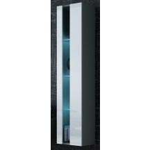 Regał VIGO NEW 180/40/30 szary/biały połysk