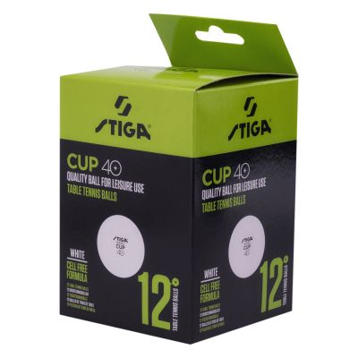3. Piłeczki do tenisa stołowego Stiga Ball Cup 12-PACK 92800591804