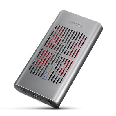 Axagon EEM2-20GD stacja dokująca do dysków twardych USB 3.2 Gen 2 (3.1 Gen 2) Type-C Czarny, Szary