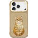 Etui Nimmy Lucky Fashion Cat MagSafe na iPhone 17 Pro Max - brązowe