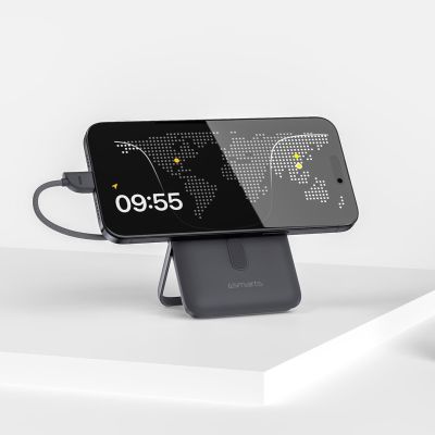 3. Bezprzewodowy Powerbank 4smarts Enterprise Pocket gwiezdny szary
