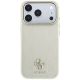 3. Etui Guess Stripe Peony 4G Logo MagSafe na iPhone 18 Pro / 17 Pro - beżowe