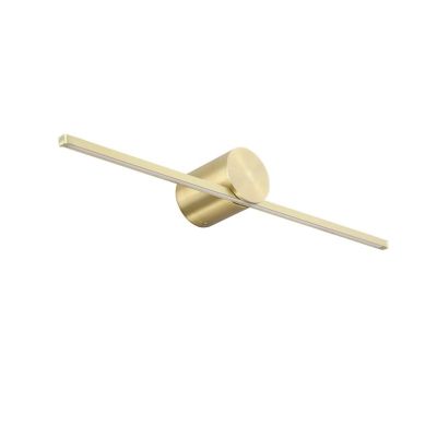 WALL LED LIGHT MODERN SLIM M IP44 GOLD