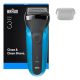 Braun Series 3 310s Golarka foliowa Przycinarka Czarny, Niebieski