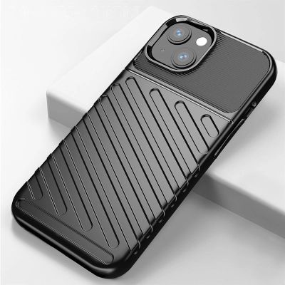 14. Thunder Case elastyczne pancerne etui pokrowiec iPhone 13 mini zielony