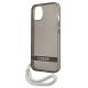 6. Etui Guess Translucent Strap na iPhone 13 mini - czarne