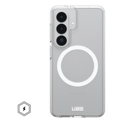 UAG Scout Clear Magnet - etui z wbudowanym modułem magnetycznym do Samsung Galaxy S26 (ice/white)