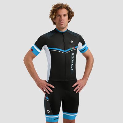 3. Rogelli koszulka Gara Mostro II czarno-niebie 7XL